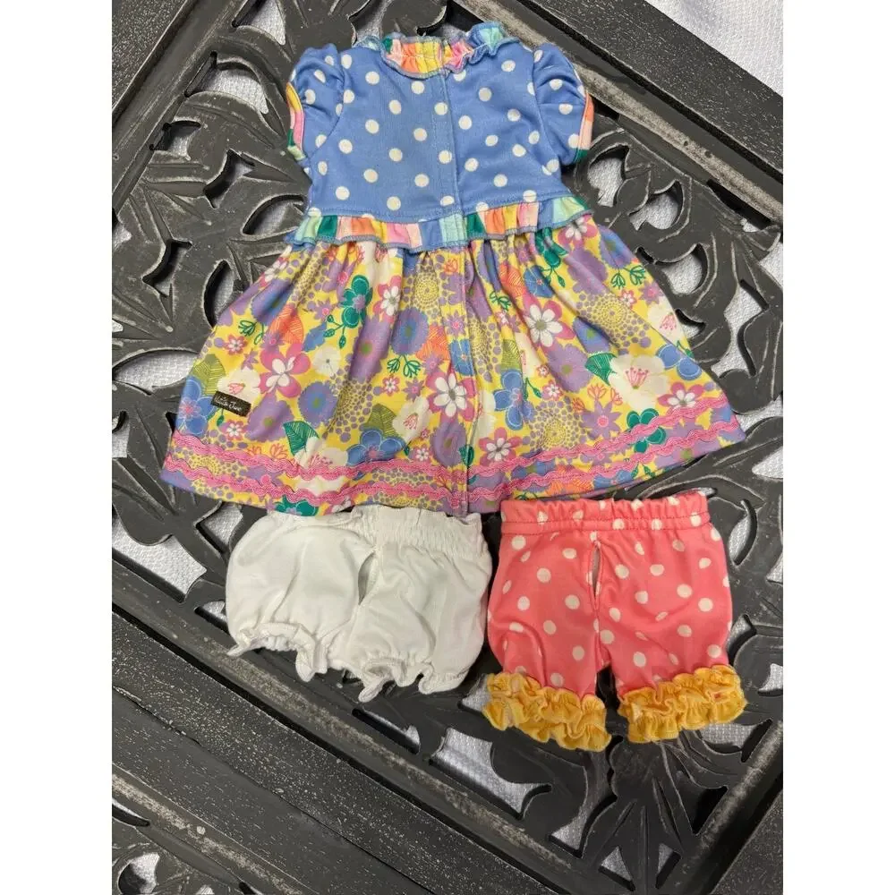 Matilda Jane Lamb Plush Stuffed Animal Doll with Dress Outfit and Yellow Glasses - Picture 11 of 13